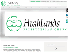 Tablet Screenshot of highlandspca.org